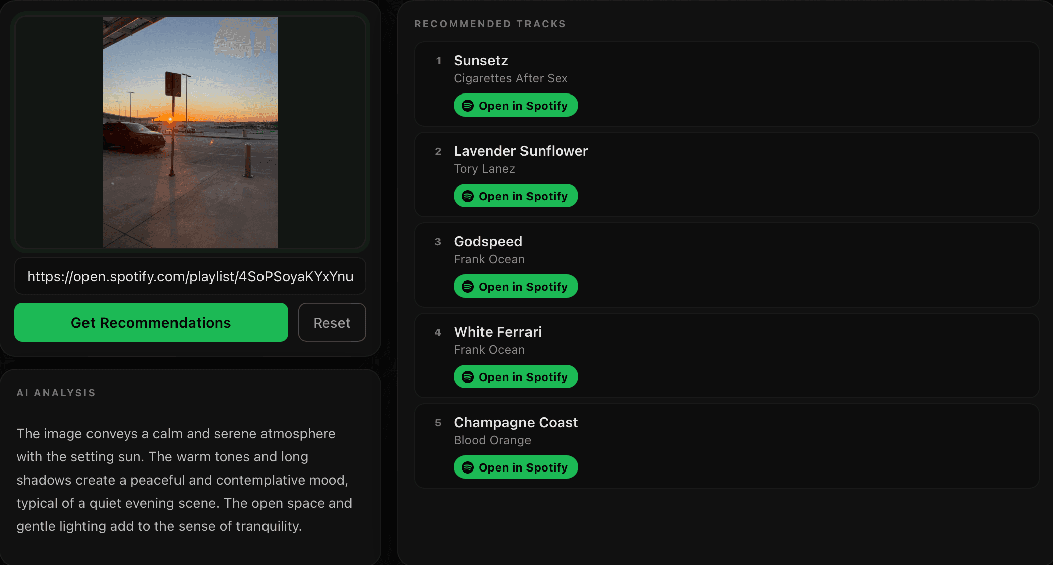 AI Music Matcher screenshot